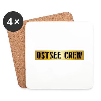 Ostsee Crew - Untersetzer (4er-Set) - Weiß - Vorne