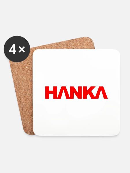 HANKA - Untersetzer (4er-Set) - Weiß