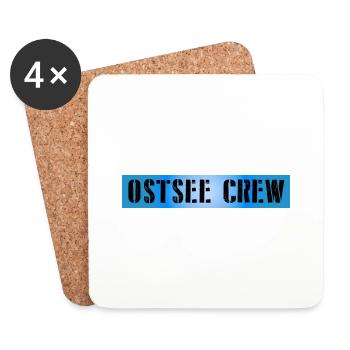 Ostsee Crew - Untersetzer (4er-Set) - Weiß - Vorne