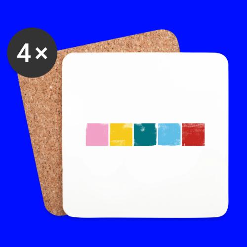 Stabil Farben ohne Logo - Untersetzer (4er-Set)