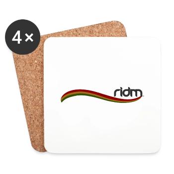 ridm flag - Untersetzer (4er-Set) - Weiß - Vorne