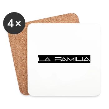 La Familia Design Family Mafia - Dessous de verre (lot de 4) - blanc - Devant