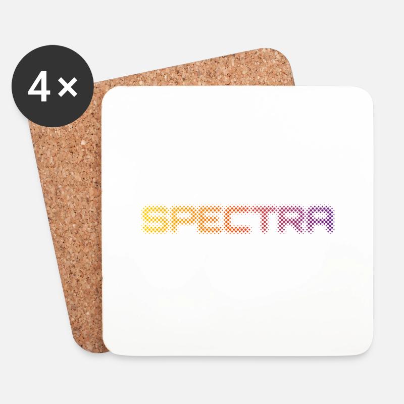Spectra - Untersetzer (4er-Set) - Weiß