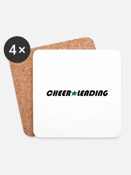cheerleading - Coasters (set of 4) - white