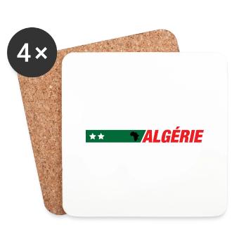 Algérie - Dessous de verre (lot de 4) - blanc - Devant