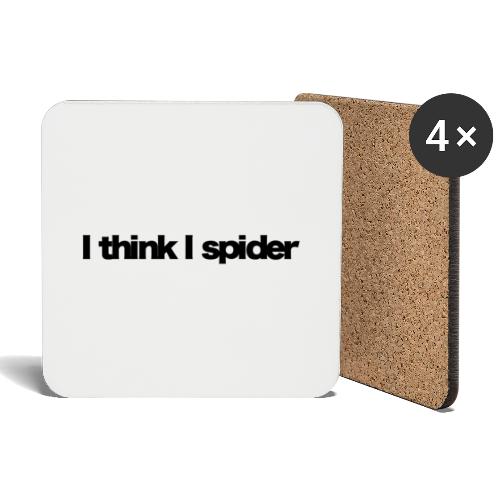i think i spider black 2020 - Untersetzer (4er-Set)
