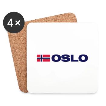 OSLO - Untersetzer (4er-Set) - Weiß - Vorne