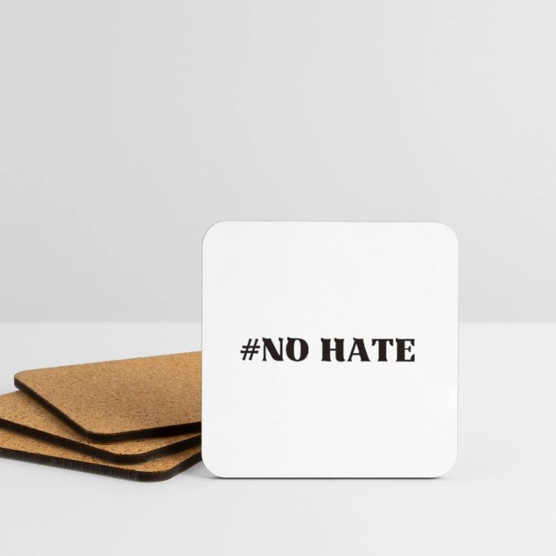 No hate no hate gift idea Coasters (set of 4)