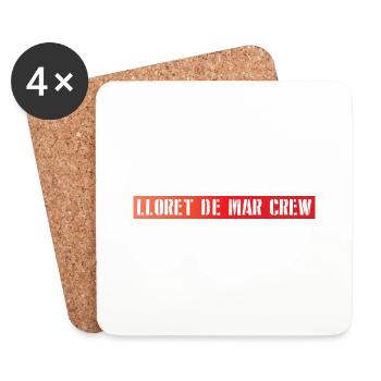 Lloret De Mar Crew - Untersetzer (4er-Set) - Weiß - Vorne