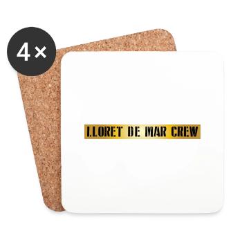 Lloret De Mar Crew - Dessous de verre (lot de 4) - blanc - Devant