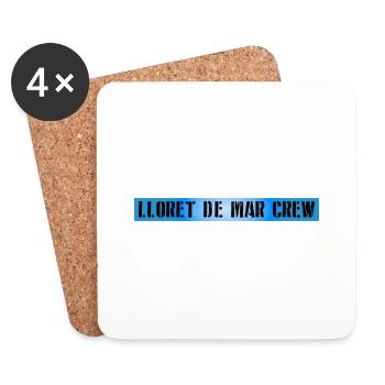 Lloret De Mar Crew - Untersetzer (4er-Set) - Weiß - Vorne