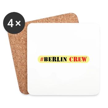 Équipage de Berlin - Dessous de verre (lot de 4) - blanc - Devant