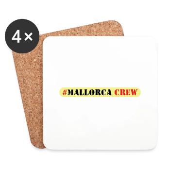 Mallorca Crew - Coasters (set of 4) - white - Front