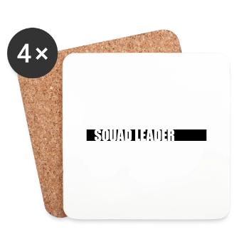 Leader Squad Strip Team - Coasters (set of 4) - white - Front