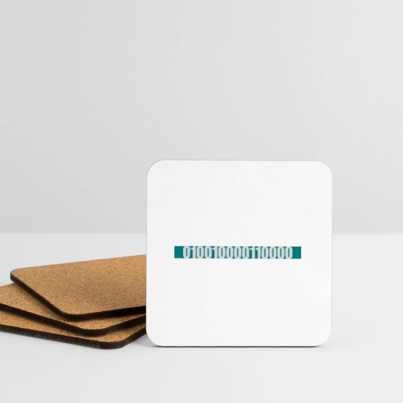 Binary Code Program Language Coasters (set of 4)