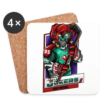 Les Jokers -Cergy Pontoise- - Dessous de verre (lot de 4) - blanc - Devant