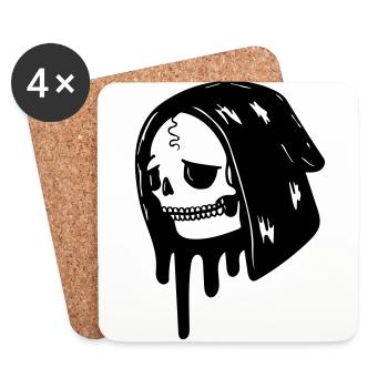 Sadness' til Death - Coasters (set of 4) - white - Front
