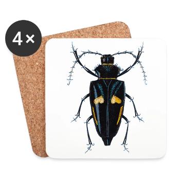 insect - Coasters (set of 4) - white - Front