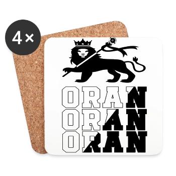 Oran - Coasters (set of 4) - white - Front