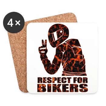 Bikers - Coasters (set of 4) - white - Front