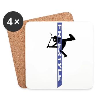 Freestyle 5 - Coasters (set of 4) - white - Front