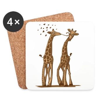 One Way Love - Coasters (set of 4) - white - Front