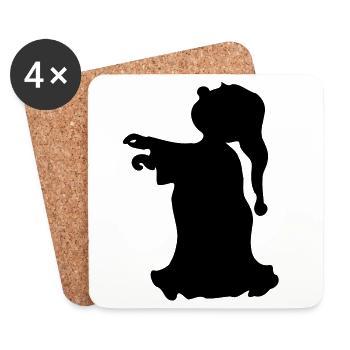 Sleepwalker - Coasters (set of 4) - white - Front