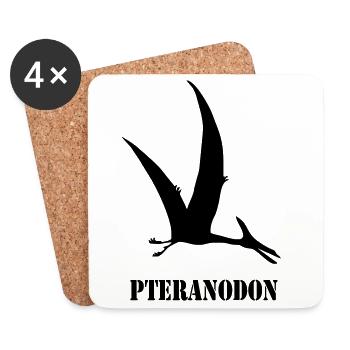 pteranodon - Coasters (set of 4) - white - Front