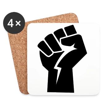 power faust revolution - Untersetzer (4er-Set) - Weiß - Vorne