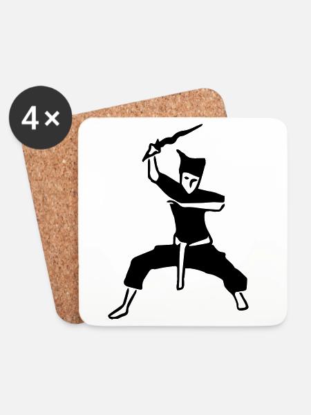 Silat - Untersetzer (4er-Set) - Weiß
