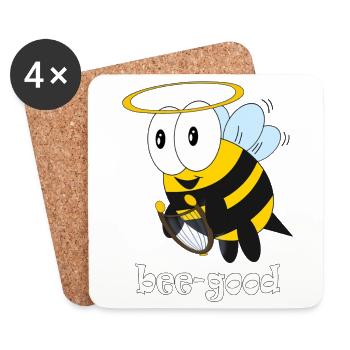 bee good - Untersetzer (4er-Set) - Weiß - Vorne