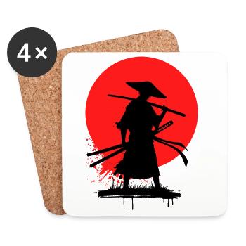 Animation Animation Manga Anime Comic Japanese - Coasters (set of 4) - white - Front