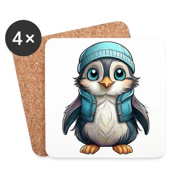 Razorbill - Coasters (set of 4) - white - Front
