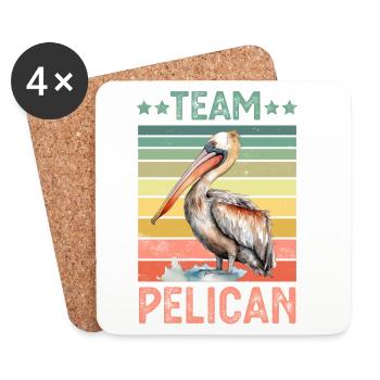 Pelican - Coasters (set of 4) - white - Front