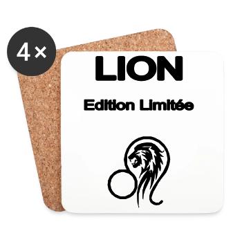 LION EDITION LIMITEE - Dessous de verre (lot de 4) - blanc - Devant