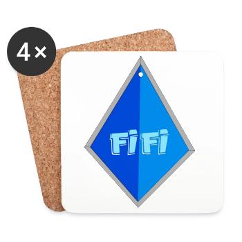 Fifi - Coasters (set of 4) - white - Front