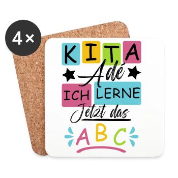 Daycare graduates 2026 - Coasters (set of 4) - white - Front