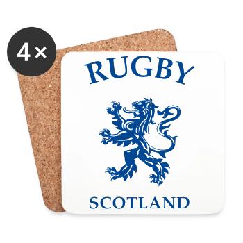 Rugby Scotland Schottland - Coasters (set of 4) - white - Front