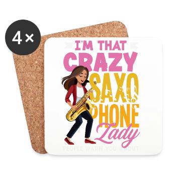 Saxophone - Coasters (set of 4) - white - Front
