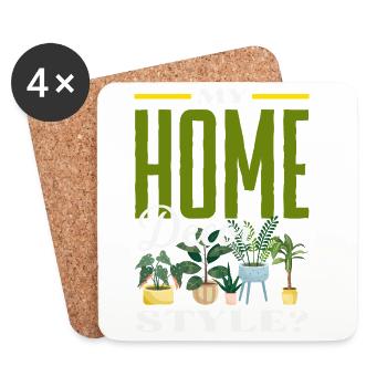 Garden & Plant Lovers Gifts - Coasters (set of 4) - white - Front
