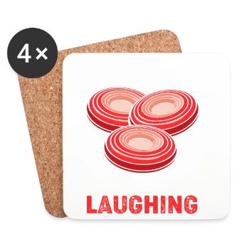Clay pigeons - Coasters (set of 4) - white - Front