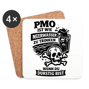PMO No Nut November Fap Porn - Coasters (set of 4) - white - Front