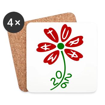 Matura 2026 - Coasters (set of 4) - white - Front