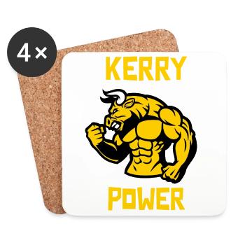 Kerry Power - Dessous de verre (lot de 4) - blanc - Devant