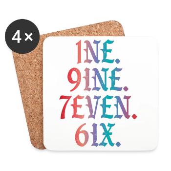 Vintage 1976 - Coasters (set of 4) - white - Front