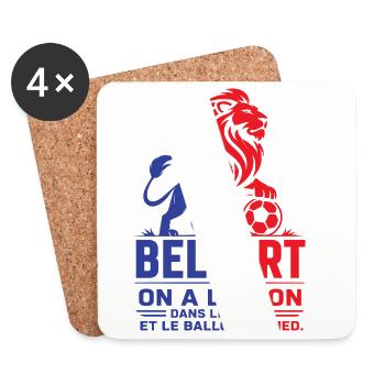 Belfort Lion Foot - Untersetzer (4er-Set) - Weiß - Vorne