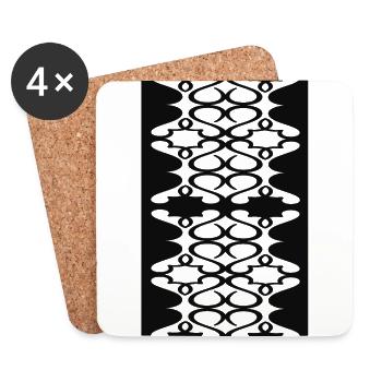 New Style - Coasters (set of 4) - white - Front