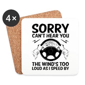 Driving License Passed New Driver Permit Driving S - Coasters (set of 4) - white - Front