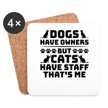 Pet Sitter Pet Sitting Dog and Cat Sitters Dog Wal - Coasters (set of 4) - white - Front