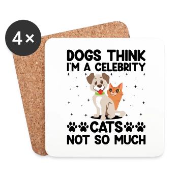 Pet Sitter Pet Sitting Dog and Cat Sitters Dog Wal - Coasters (set of 4) - white - Front